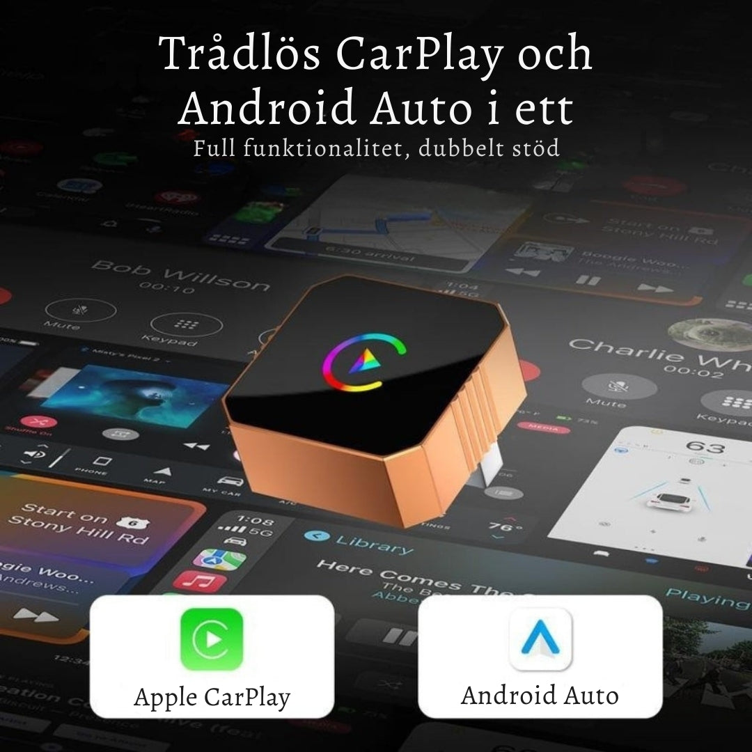 KabelFri CarPlay V4 – Trådlös CarPlay på några sekunder