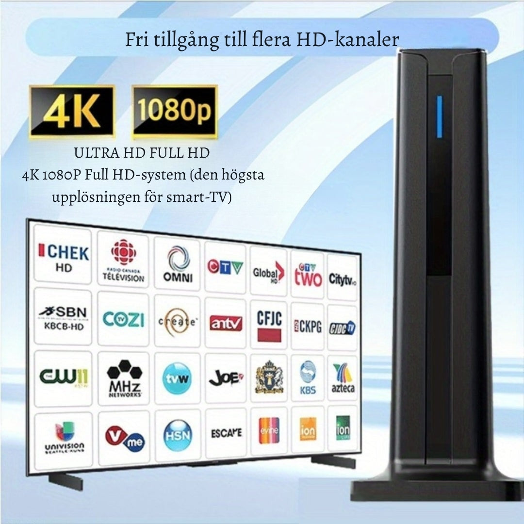 KlarTV Air – HD- och 4K-kanaler utan abonnemang