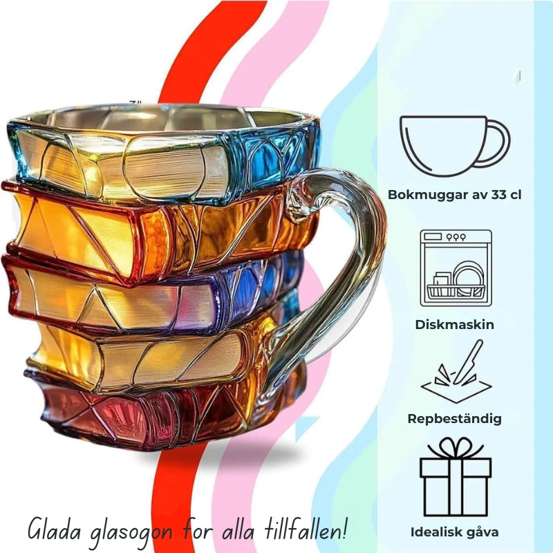 BokGlädje Mugg – För stunder med böcker och värme